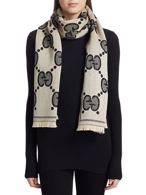 gucci wool scarf saks